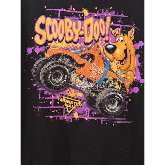 Delta Pro Weight Scooby Doo, T-Shirt Black Scooby Monster Jam Graphics Unisex XL - Picture 2 of 5